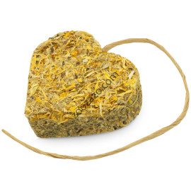 Беззърнесто лакомство от сушени цветя за Гризачи, 90 гр. - JR Grainless Heart with Petals 